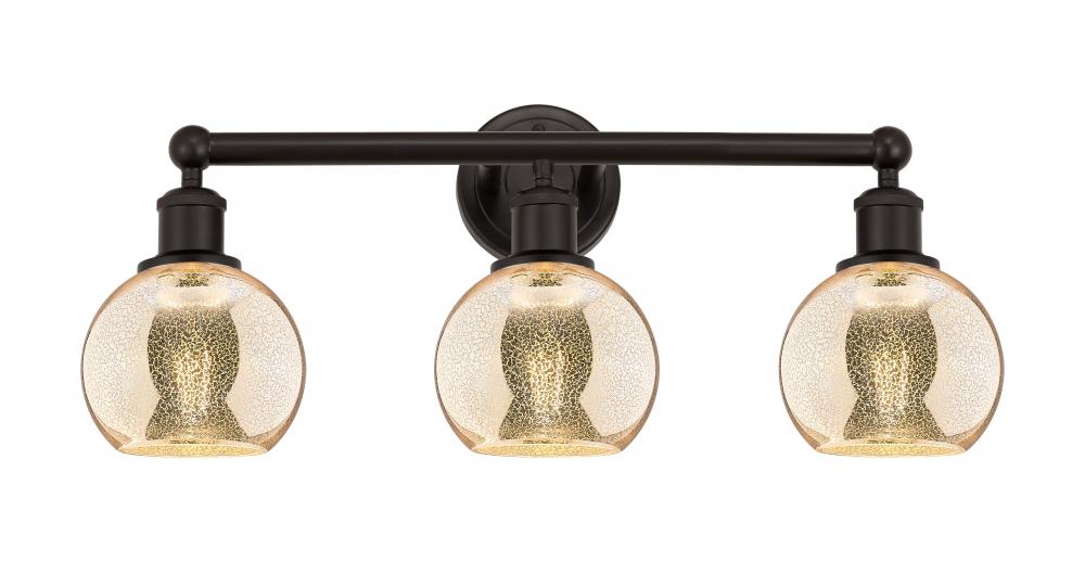 Athens - 3 Light - 24 inch - Oil Rubbed Bronze - Bath Vanity Light