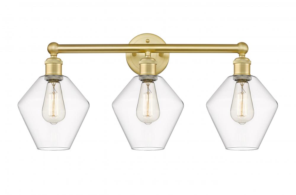 Cindyrella - 3 Light - 26 inch - Satin Gold - Bath Vanity Light
