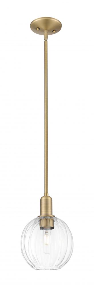 Preston - 1 Light - 6 inch - Brushed Brass - Mini Pendant