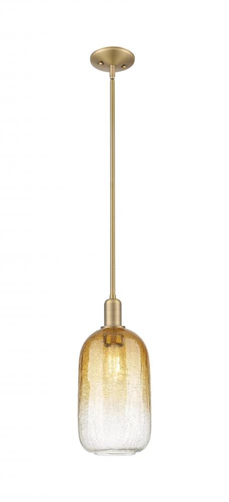 Brookhaven Cloche - 1 Light - 6 inch - Antique Brass - Mini Pendant