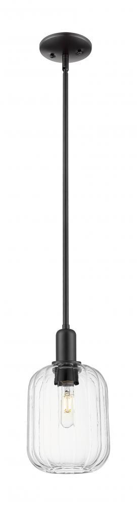 Preston - 1 Light - 6 inch - Matte Black - Mini Pendant