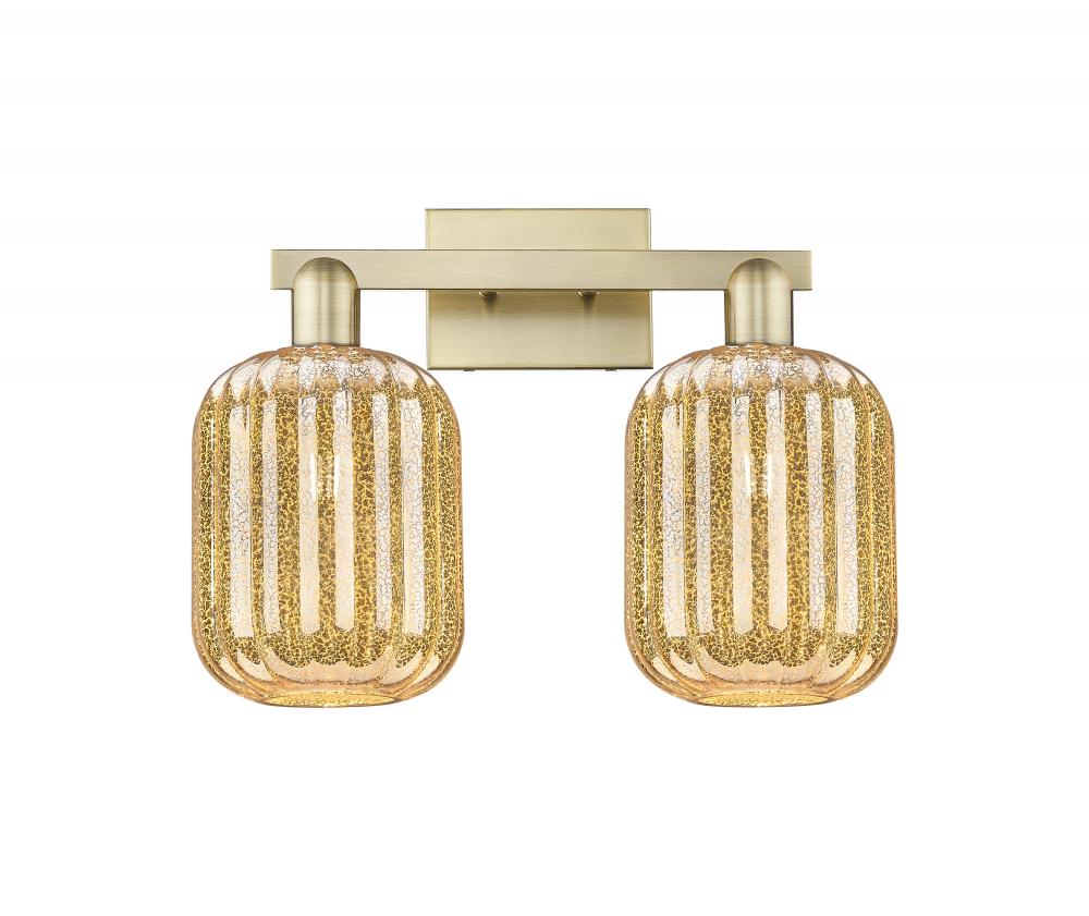 Preston - 2 Light - 16 inch - Oil Rubbed Bronze - Bath Vanity Light