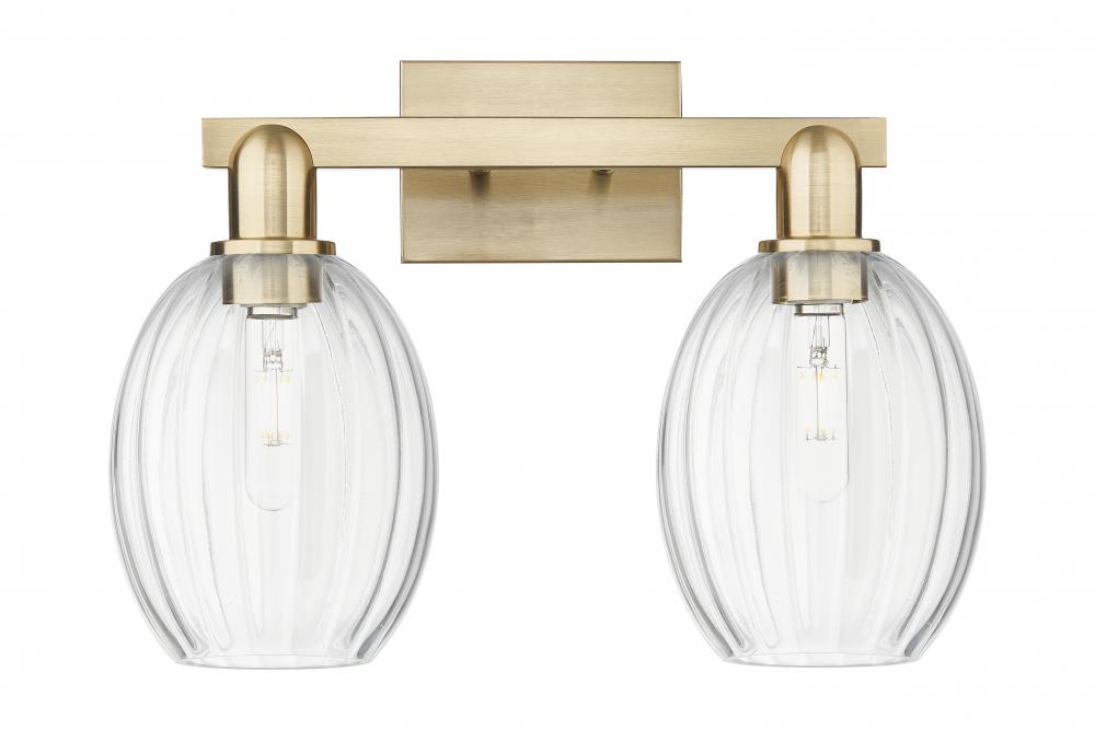Preston - 2 Light - 16 inch - Champagne Bronze - Bath Vanity Light