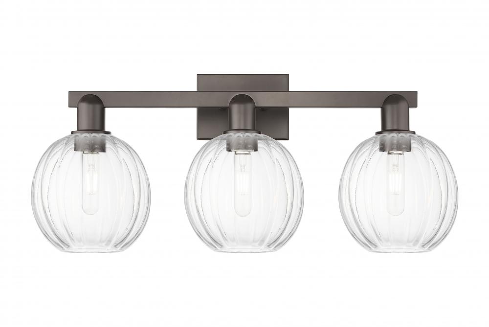 Preston - 3 Light - 26 inch - Oil Rubbed Bronze - Bath Vanity Light