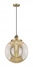 Innovations Lighting 201CSW-BB-G208-14 - Beacon - 1 Light - 14 inch - Brushed Brass - Cord hung - Mini Pendant