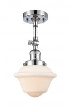 Innovations Lighting 201F-PC-G531-LED - Oxford - 1 Light - 7 inch - Polished Chrome - Adjustable Semi-Flush Mount