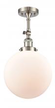 Innovations Lighting 201F-SN-G201-10 - Beacon - 1 Light - 10 inch - Brushed Satin Nickel - Adjustable Semi-Flush Mount