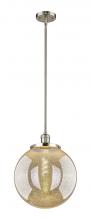 Innovations Lighting 201S-PN-G208-14 - Beacon - 1 Light - 14 inch - Polished Nickel - Stem Hung - Pendant