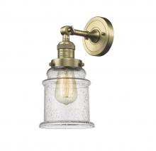 Innovations Lighting 203-AB-G184 - Canton - 1 Light - 7 inch - Antique Brass - Adjustable Sconce