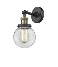 Innovations Lighting 203-BAB-G202-6 - Beacon - 1 Light - 6 inch - Black Antique Brass - Adjustable Sconce