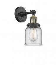 Innovations Lighting 203-BAB-G52 - Bell - 1 Light - 5 inch - Black Antique Brass - Adjustable Sconce