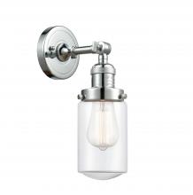 Innovations Lighting 203-PC-G312 - Dover - 1 Light - 5 inch - Polished Chrome - Adjustable Sconce