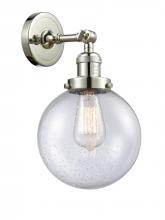 Innovations Lighting 203-PN-G204-8 - Beacon - 1 Light - 8 inch - Polished Nickel - Adjustable Sconce
