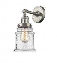 Innovations Lighting 203-SN-G184 - Canton - 1 Light - 7 inch - Brushed Satin Nickel - Adjustable Sconce