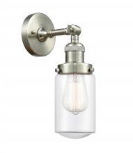 Innovations Lighting 203-SN-G312 - Dover - 1 Light - 5 inch - Brushed Satin Nickel - Adjustable Sconce