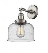 Innovations Lighting 203-SN-G74 - Bell - 1 Light - 8 inch - Brushed Satin Nickel - Adjustable Sconce