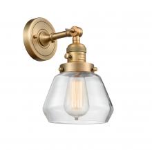 Innovations Lighting 203SW-BB-G172-LED - Fulton - 1 Light - 7 inch - Brushed Brass - Adjustable Sconce