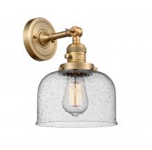 Innovations Lighting 203SW-BB-G74 - Bell - 1 Light - 8 inch - Brushed Brass - Adjustable Sconce
