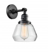 Innovations Lighting 203SW-BK-G172-LED - Fulton - 1 Light - 7 inch - Matte Black - Adjustable Sconce