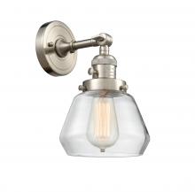 Innovations Lighting 203SW-SN-G172-LED - Fulton - 1 Light - 7 inch - Brushed Satin Nickel - Adjustable Sconce