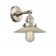 Innovations Lighting 203SW-SN-G2-LED - Halophane - 1 Light - 9 inch - Brushed Satin Nickel - Adjustable Sconce