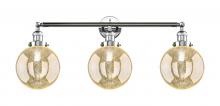 Innovations Lighting 205-PC-G208-8 - Beacon - 3 Light - 32 inch - Polished Chrome - Bath Vanity Light