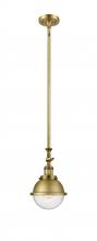 Innovations Lighting 206-BB-HFS-64-BB - Hampden - 1 Light - 7 inch - Brushed Brass - Stem Hung - Adjustable Mini Pendant