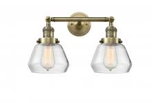 Innovations Lighting 208-AB-G172 - Fulton - 2 Light - 17 inch - Antique Brass - Adjustable Bath Vanity Light