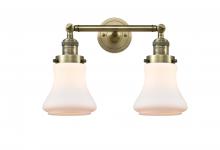 Innovations Lighting 208-AB-G191 - Bellmont - 2 Light - 17 inch - Antique Brass - Adjustable Bath Vanity Light