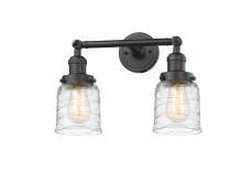 Innovations Lighting 208-OB-G513-LED - Bell - 2 Light - 16 inch - Oil Rubbed Bronze - Adjustable Bath Vanity Light
