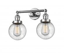 Innovations Lighting 208-PC-G204-6 - Beacon - 2 Light - 17 inch - Polished Chrome - Adjustable Bath Vanity Light