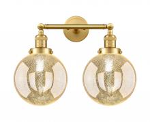 Innovations Lighting 208-SG-G208-8 - Beacon - 2 Light - 19 inch - Satin Gold - Adjustable Bath Vanity Light