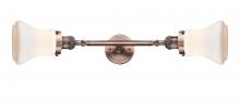 Innovations Lighting 208L-AC-G191-LED - Bellmont - 2 Light - 6 inch - Antique Copper - Adjustable Bath Vanity Light