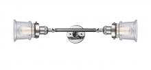 Innovations Lighting 208L-PC-G184S - Canton - 2 Light - 6 inch - Polished Chrome - Adjustable Bath Vanity Light