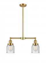 Innovations Lighting 209-SG-G54 - Bell - 2 Light - 21 inch - Satin Gold - Stem Hung - Adjustable Island Light