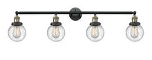 Innovations Lighting 215-BAB-G204-6 - Beacon - 4 Light - 42 inch - Black Antique Brass - Adjustable Bath Vanity Light