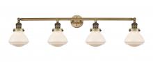 Innovations Lighting 215-BB-G321 - Olean - 4 Light - 43 inch - Brushed Brass - Adjustable Bath Vanity Light