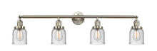 Innovations Lighting 215-SN-G54 - Bell - 4 Light - 42 inch - Brushed Satin Nickel - Adjustable Bath Vanity Light