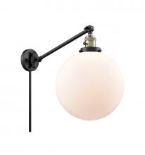 Innovations Lighting 237-BAB-G201-12 - Beacon - 1 Light - 12 inch - Black Antique Brass -Adjustable Swing Arm