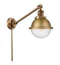 Innovations Lighting 237-BB-HFS-64-BB - Hampden - 1 Light - 7 inch - Brushed Brass -Adjustable Swing Arm