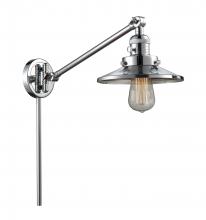 Innovations Lighting 237-PC-M7-PC-LED - Railroad - 1 Light - 8 inch - Polished Chrome -Adjustable Swing Arm