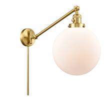 Innovations Lighting 237-SG-G201-10 - Beacon - 1 Light - 10 inch - Satin Gold -Adjustable Swing Arm