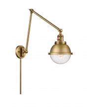 Innovations Lighting 238-BB-HFS-64-BB - Hampden - 1 Light - 7 inch - Brushed Brass -Adjustable Swing Arm