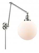 Innovations Lighting 238-PC-G201-10 - Beacon - 1 Light - 10 inch - Polished Chrome -Adjustable Swing Arm