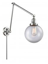 Innovations Lighting 238-PC-G202-8 - Beacon - 1 Light - 8 inch - Polished Chrome -Adjustable Swing Arm