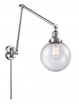 Innovations Lighting 238-PC-G204-8 - Beacon - 1 Light - 8 inch - Polished Chrome -Adjustable Swing Arm