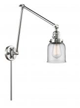 Innovations Lighting 238-PC-G52 - Bell - 1 Light - 8 inch - Polished Chrome -Adjustable Swing Arm