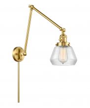 Innovations Lighting 238-SG-G172 - Fulton - 1 Light - 8 inch - Satin Gold -Adjustable Swing Arm
