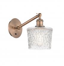Innovations Lighting 317-1W-AC-G402 - Niagara - 1 Light - 7 inch - Antique Copper - Adjustable Sconce