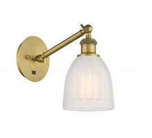 Innovations Lighting 317-1W-BB-G441 - Brookfield - 1 Light - 6 inch - Brushed Brass - Adjustable Sconce